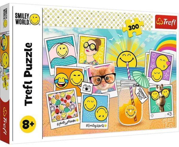 PUZZLE 300 TREFL SMILEY NA WAKACJACH