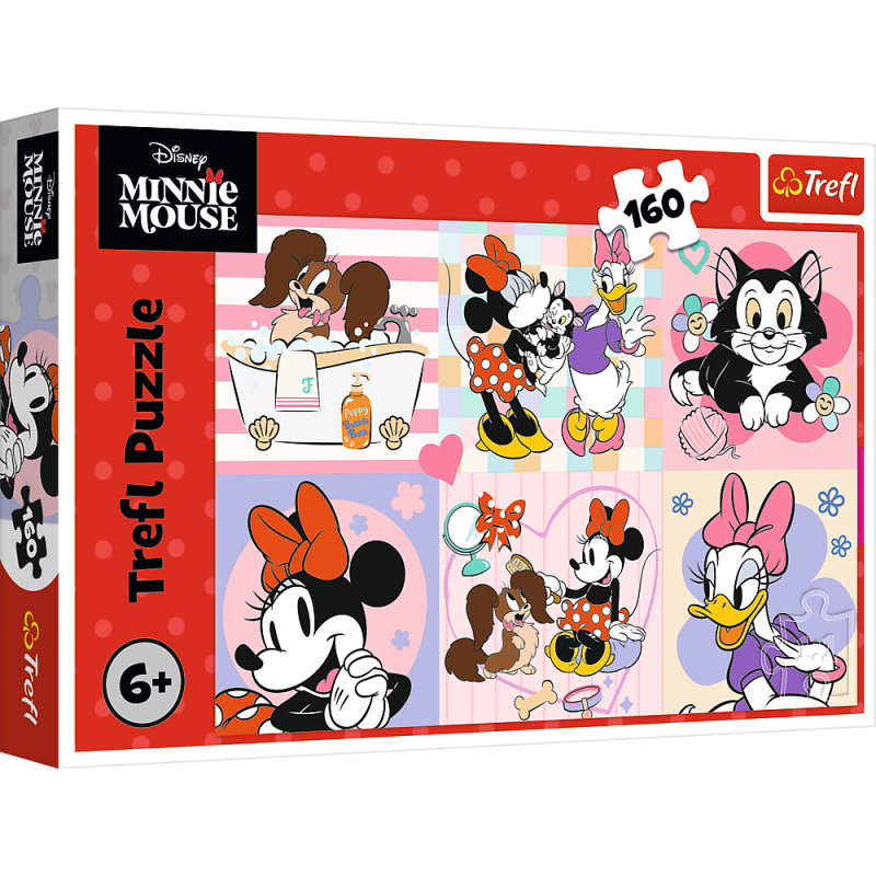 PUZZLE 160 TREFL KOLOROWY DZIEŃ MINNIE