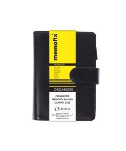 ORGANIZER MEMOFIX A6 CZARNY K/SA 2025 ANTRA