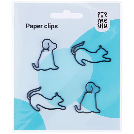 KLIPY DO PAPIERU 19 MM CAT AND DOG A/4 MESHU
