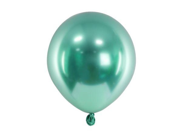 BALONY GLOSSY BUTELKOWA ZIELEŃ 30CM A'50