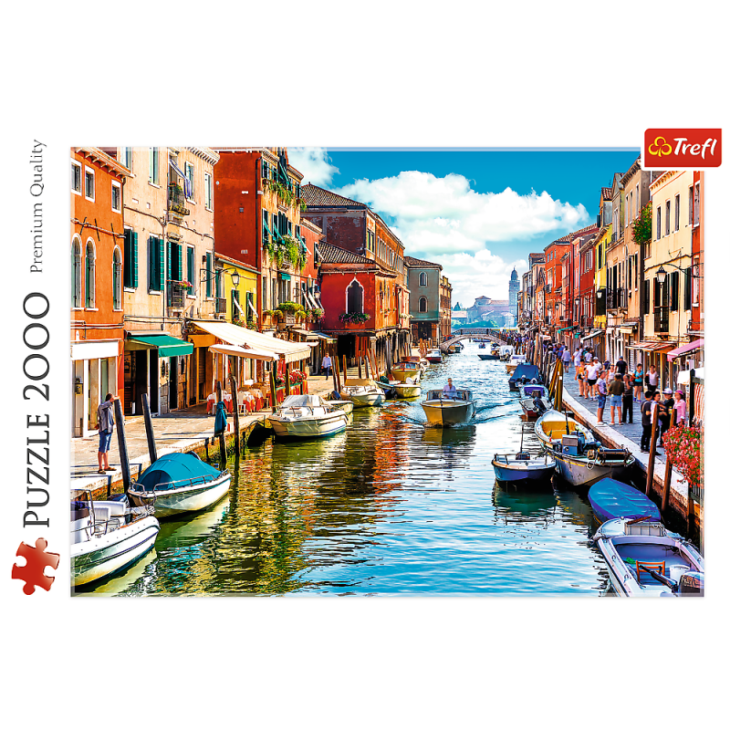 PUZZLE 2000 TREFL WYSPA MYRANO WENECJA