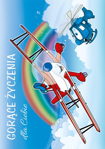 LAURKA B6B POLMAK BROKAT SERDECZNE ŻYCZENIA DZIECIĘCE