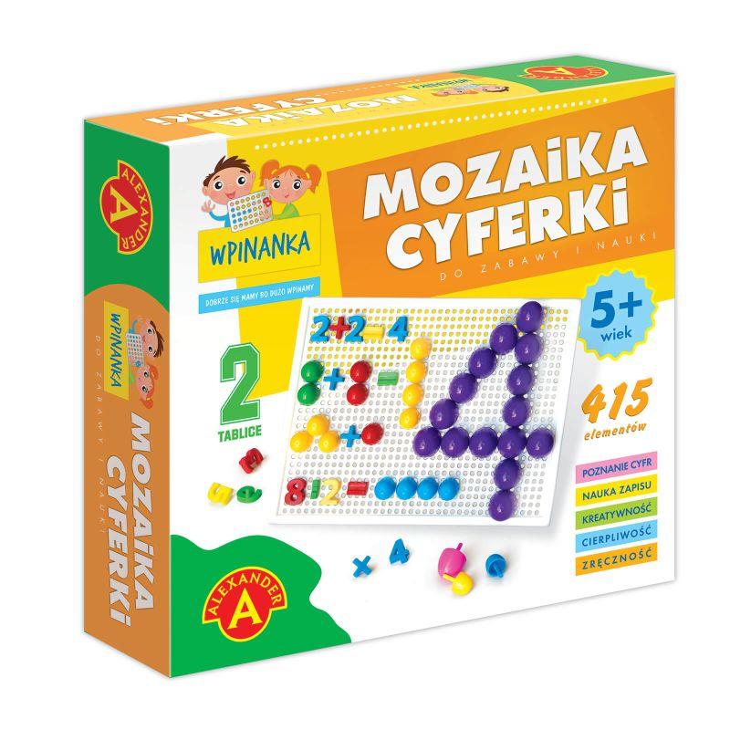 WPINANKA-MOZAIKA CYFERKI