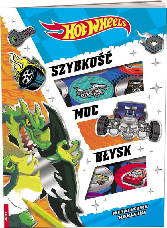 KSIĄŻECZKA MATTEL HOT WHEELS.SZYBKOŚĆ,MOC,BŁYSK