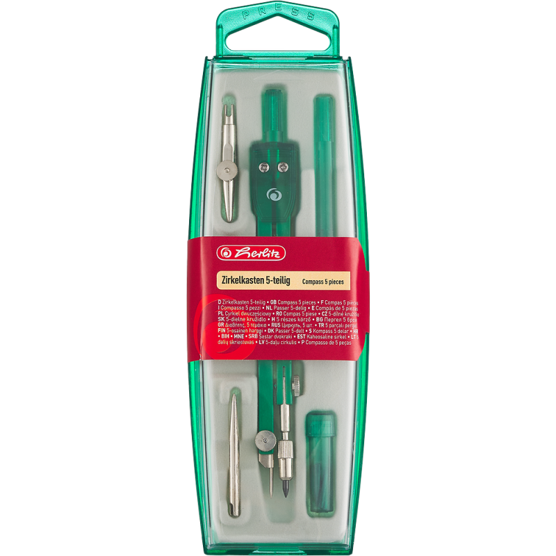 CYRKIEL SZKOLNY HERLITZ ZEST. 5-CZ. MIX KOLOR