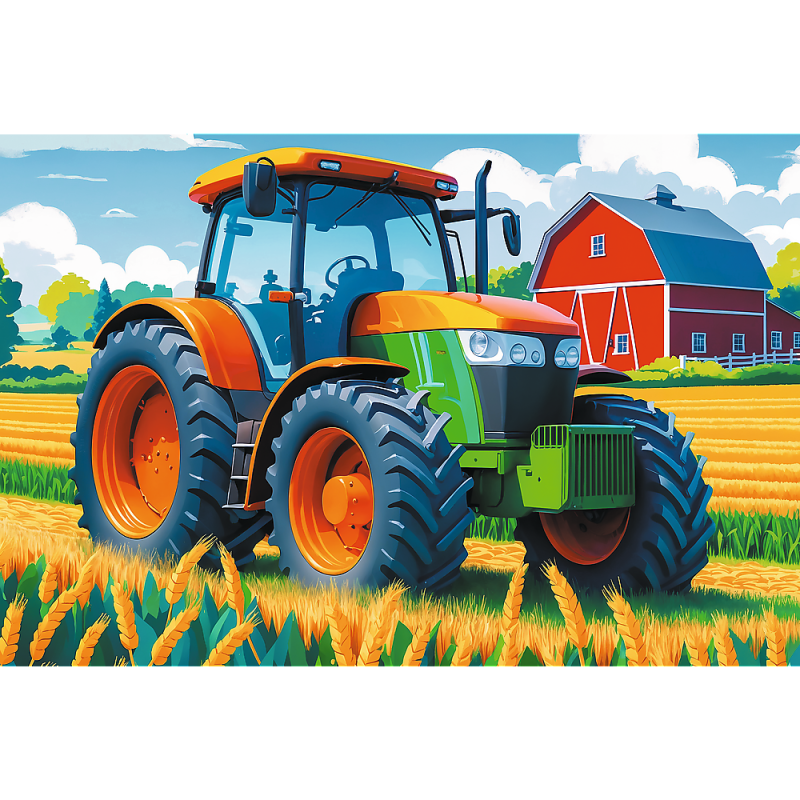 PUZZLE 60 TREFL POJAZD ROLNIKA
