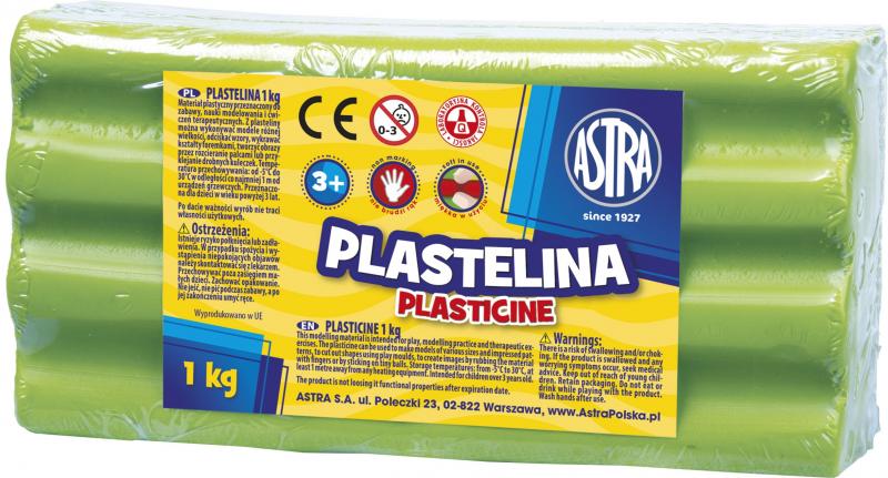 PLASTELINA 1KG ASTRA SELEDYNOWA