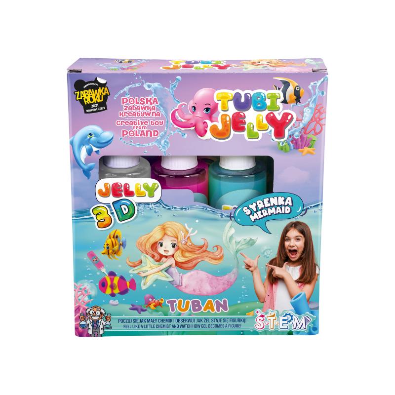ZESTAW TUBI JELLY 3 KOLORY - SYRENKA