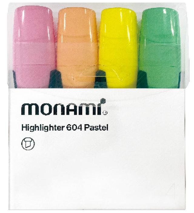 ZAKREŚLACZ 604 PASTEL A4 MONAMI 2063249504