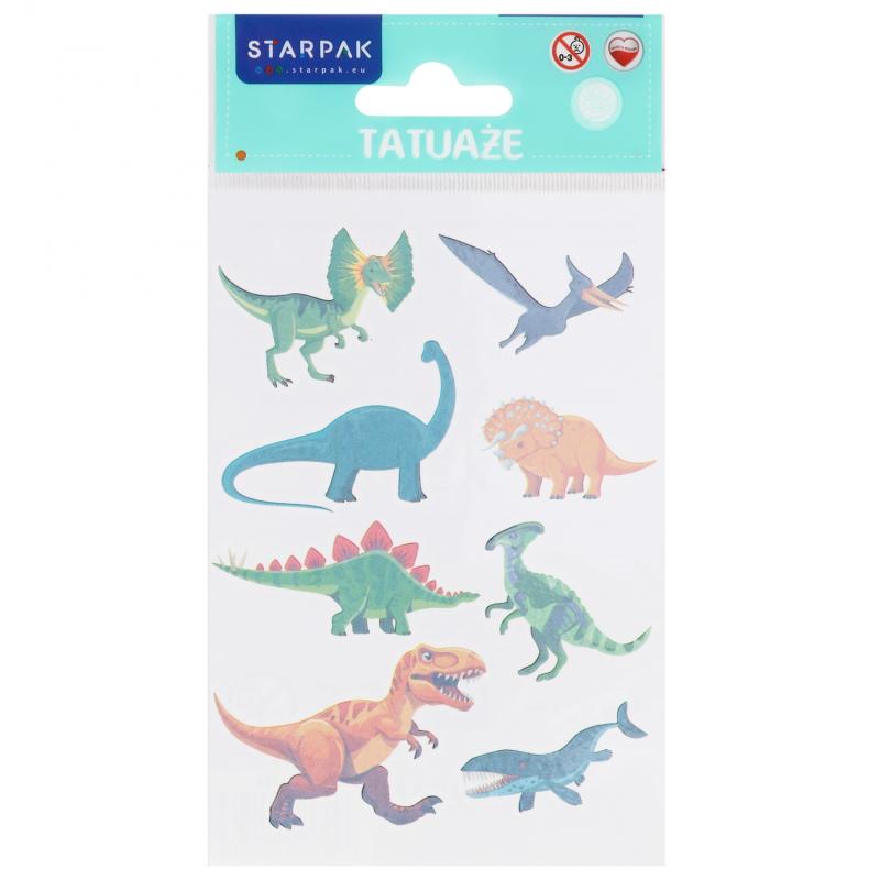 TATUAŻ NA PRZEDMIOT DINOZAURY 1 100X190 S-BOO PBH 1 1000