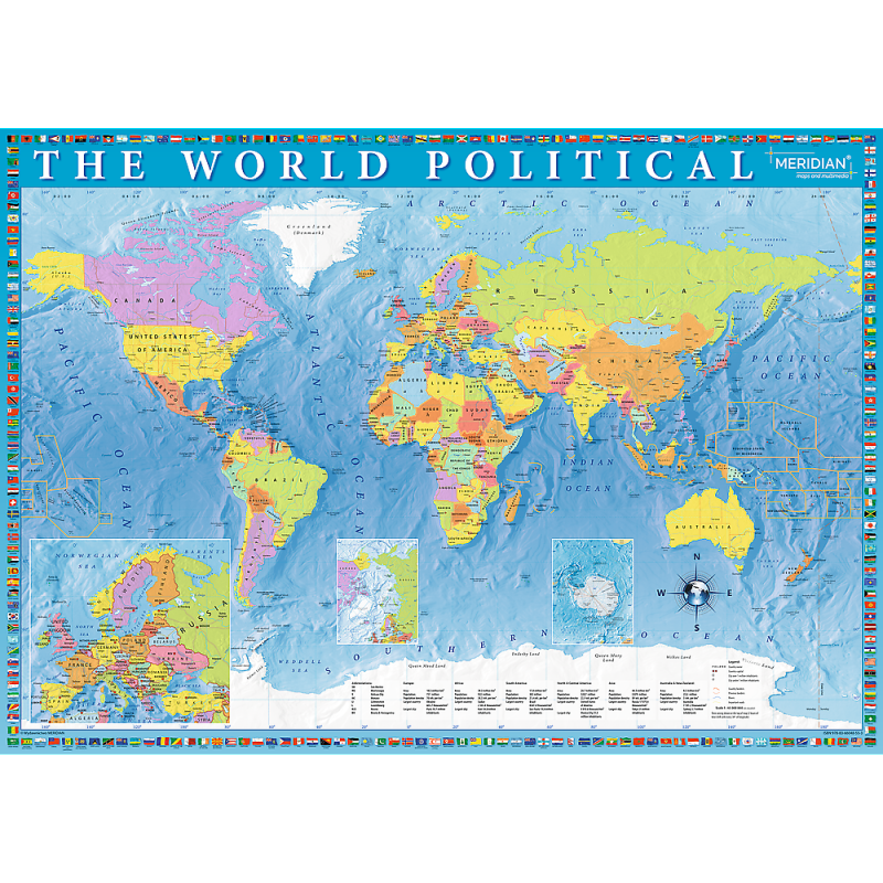 PUZZLE 2000 TREFL POLITYCZNA MAPA ŚWIATA