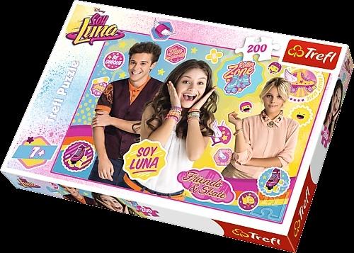 PUZZLE 200 TREFL JAZDA NA WROTKACH SOY LUNA