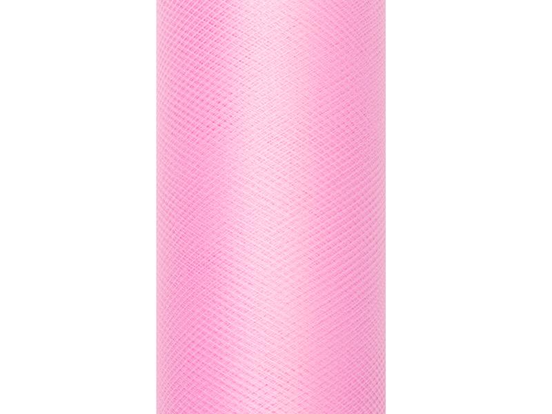 TIUL GŁADKI J.RÓŻ 0,15X9M