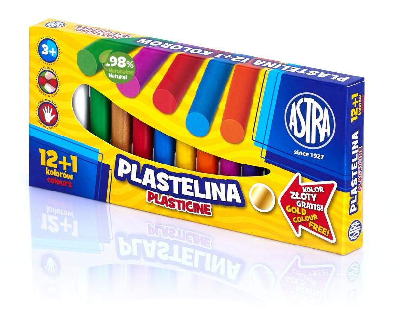 PLASTELINA 12+1 ASTRA