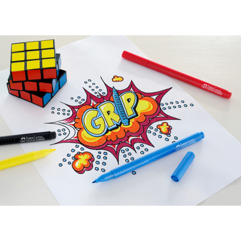 FLAMASTRY 10 FABER GRIP