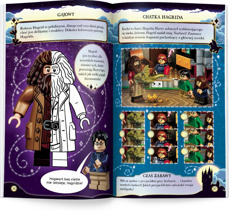 KSIĄŻECZKA LEGO HARRY POTTER ODKRYJ HOGWART