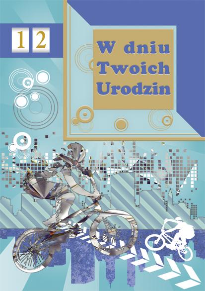 LAURKA B6W POLMAK WYCINANA URODZINY MŁODZIEŻOWE PRZESUWANE
