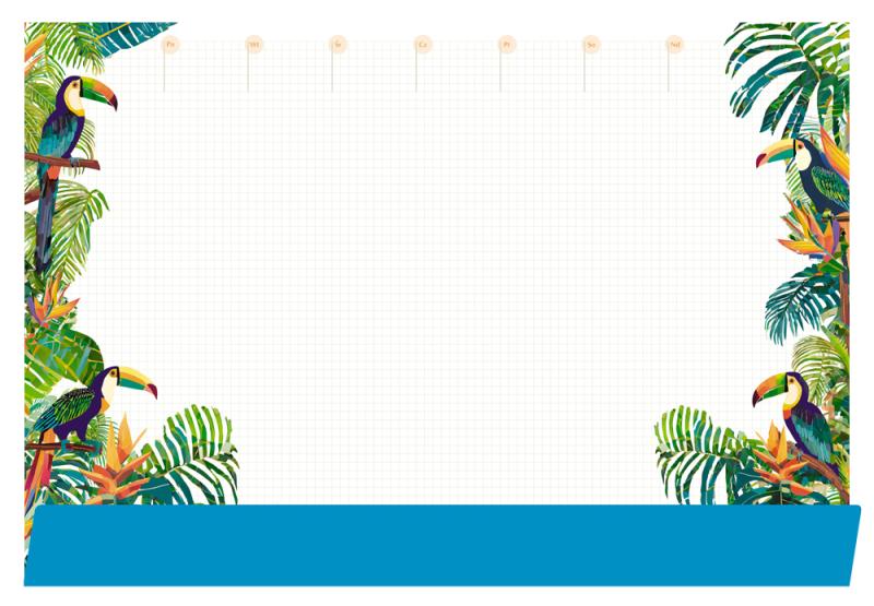 PODKŁAD NA BIURKO B3 - TROPIC