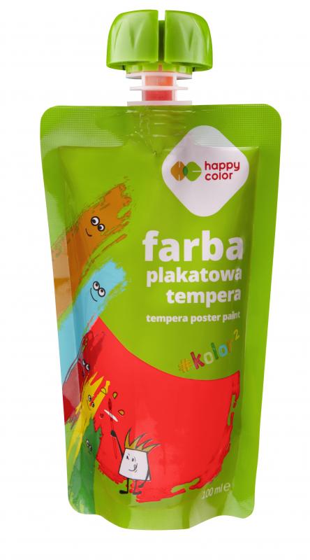 FARBA TEMPERA 100ML CZERWONA GDD