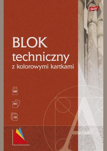 BLOK TECHNICZNY A4 KOLOR UNIPAP A'10