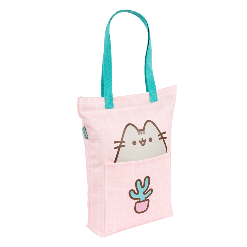 TORBA NA RAMIĘ SZOPERKA PUSHEEN PINK