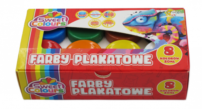 FARBY PLAKATOWE 8/20ML OTOCKI