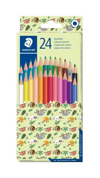 KREDKI 24 SZEŚCIOKĄTNE PATTERN MIX STAEDTLER
