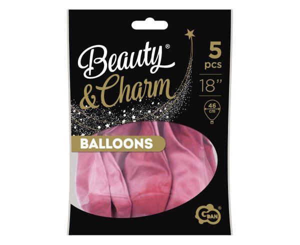 BALONY BEAUTY&CHARM PLATYNOWE JASNO RÓŻOWE 18' A'5