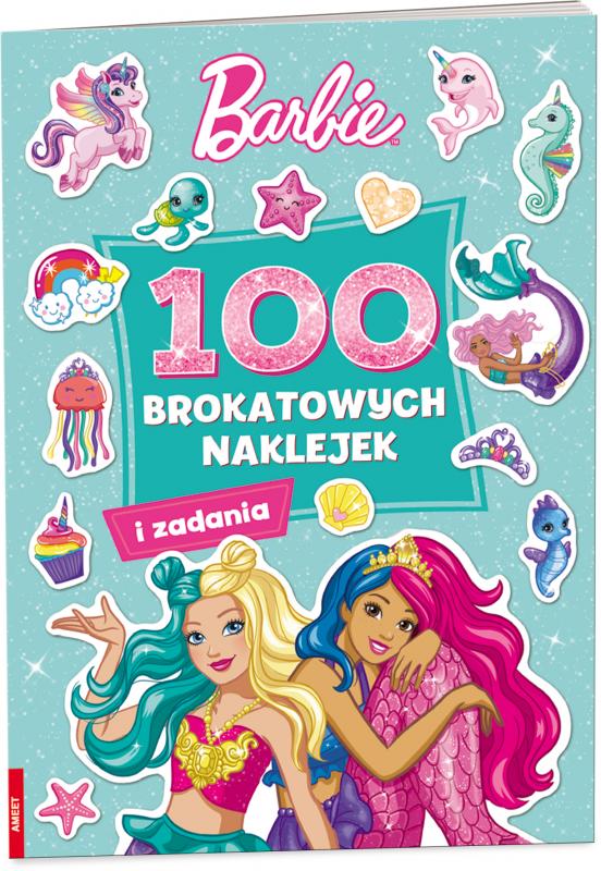 KSIĄŻECZKA BARBIE DREAMTOPIA. 100 BROKATOWYCH NAKLEJEK