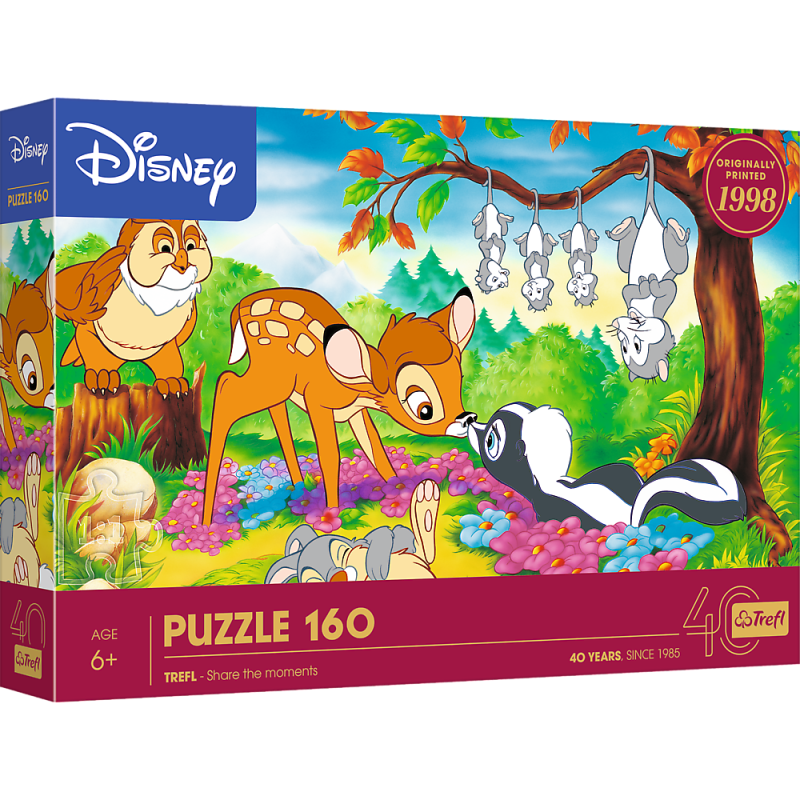 PUZZLE 160 TREFL BAMBI I LEŚNI PRZYJACIELE