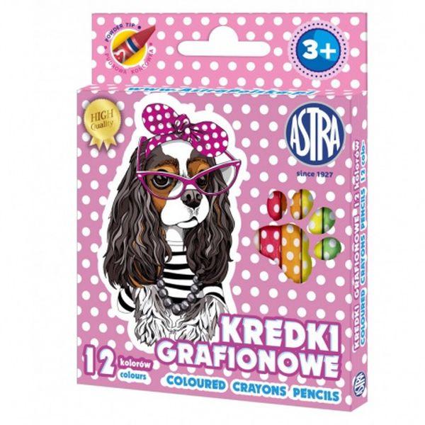 KREDKI GRAFIONOWE 12 ASTRA PIESKI