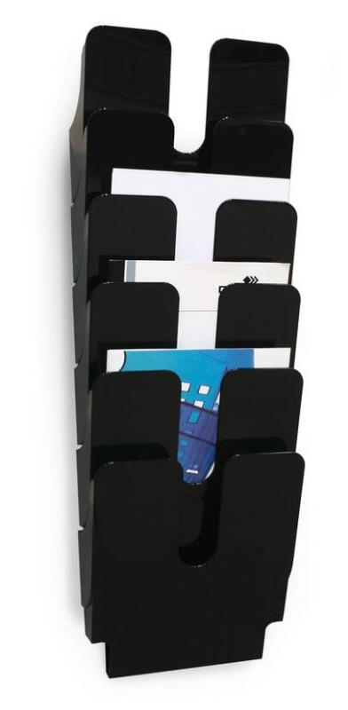 PÓŁKA FLEXIPLUS 6*A4 DURABLE PION CZARNE