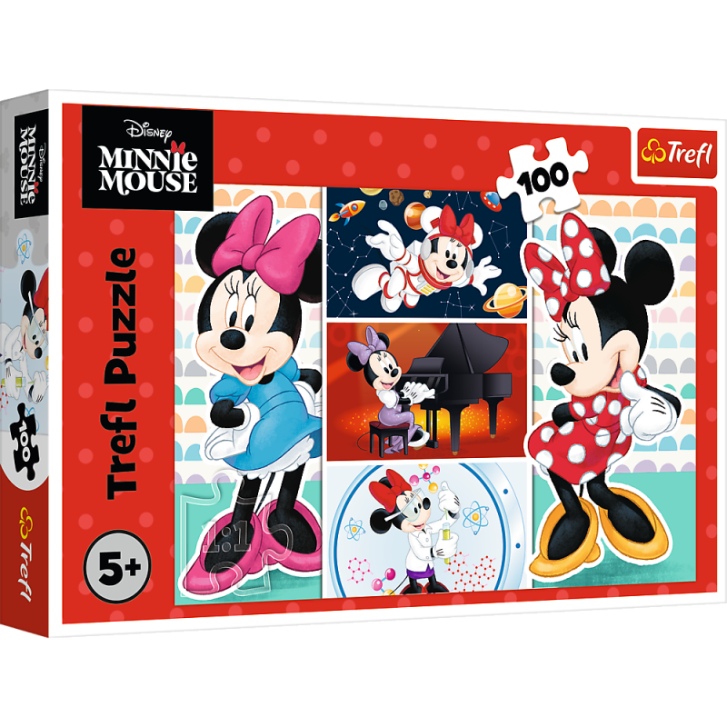 PUZZLE 100 TREFL ZABAWNA MINNIE