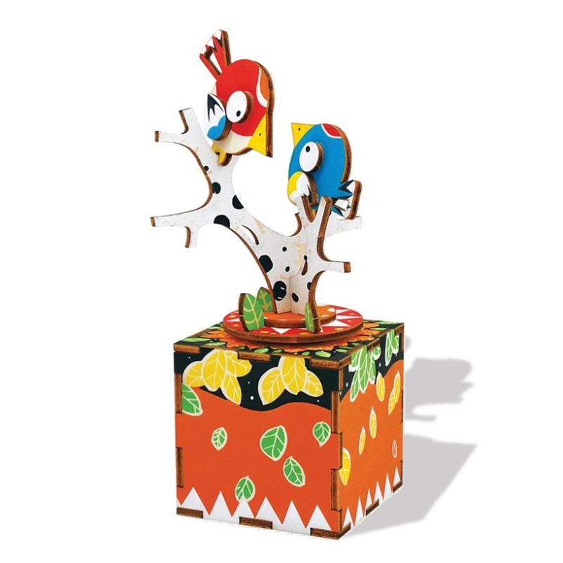 ZESTAW MODELARSKI KIDS CREATIVE Z POZYTYWKĄ SONG OF BIRD AND TREE