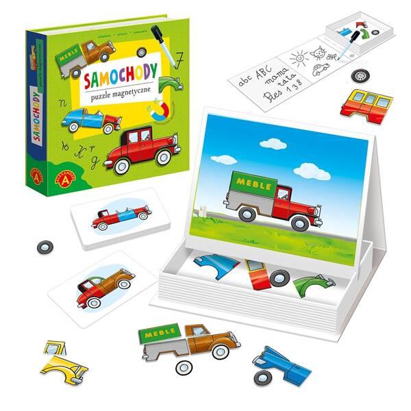 PUZZLE MAGNETYCZNE - SAMOCHODY