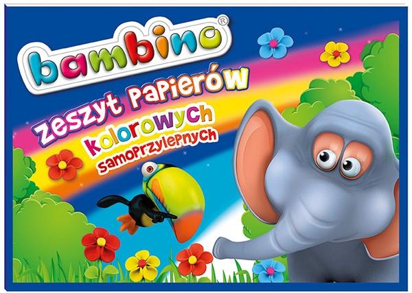 ZESZYT PAPIERÓW KOLOROWYCH B4 SAMOP.BAMBINO QIS-1586