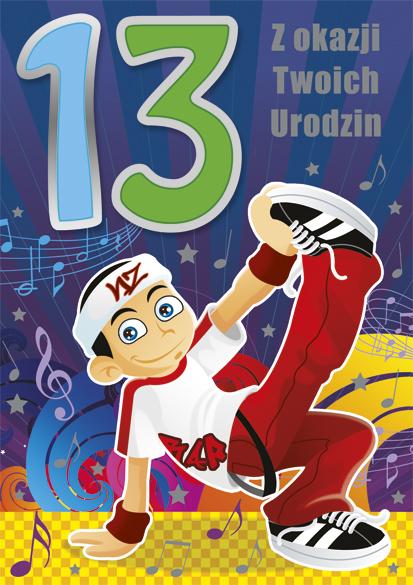 LAURKA B6 POLMAK Z GĄBKĄ URODZINY MŁODZIEŻOWE