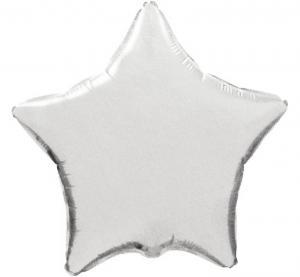 BALON FOLIOWY 18 FX GWIAZDA SREBRNA