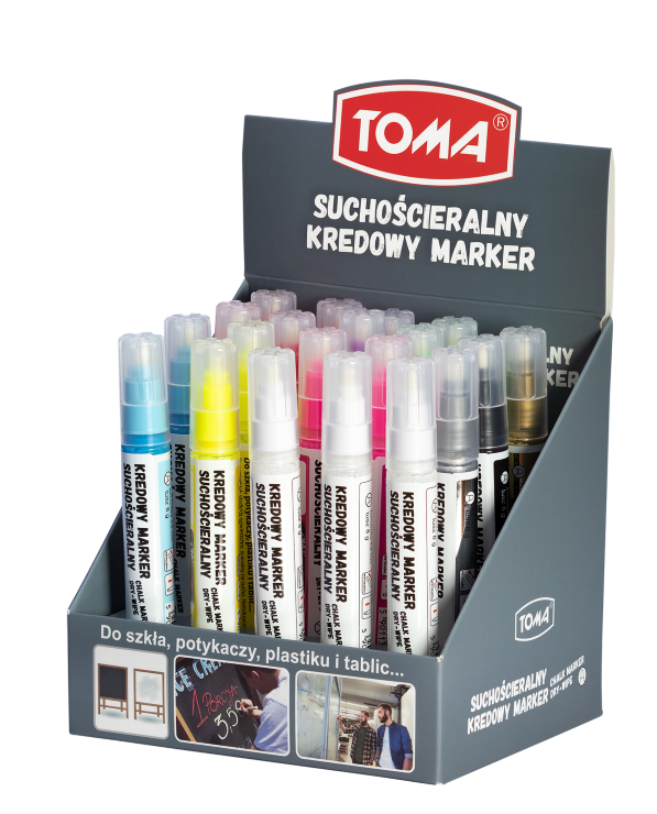 MARKER SUCHOŚC.4,5MM DISP/20/ KREDOWY
