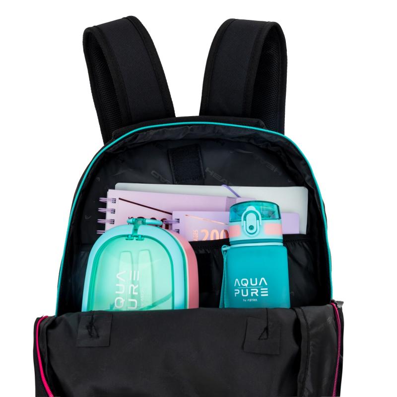 PLECAK HEAD BLACK PINK/MINT AB200