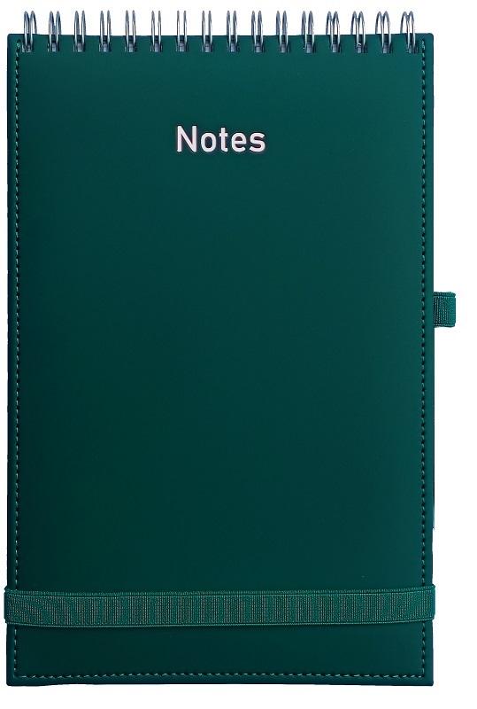 NOTES A5 NA SPIRALI VIVELLA Z GUMKĄ BIAŁE KARTKI LINIA MIX