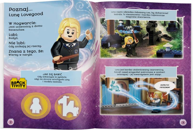 KSIĄŻECZKA LEGO HARRY POTTER. CZARODZIEJSKA WIĘŹ