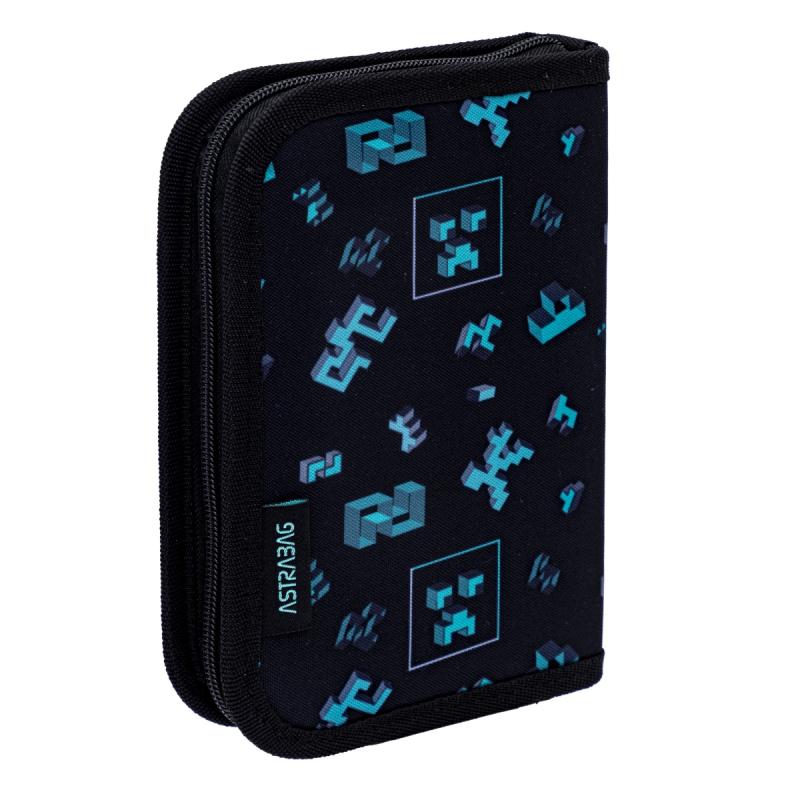 PIÓRNIK POJEDYNCZY JEDNOKLAPKOWY Z WYPOSAŻENIEM ASTRABAG DARK PIXEL, A