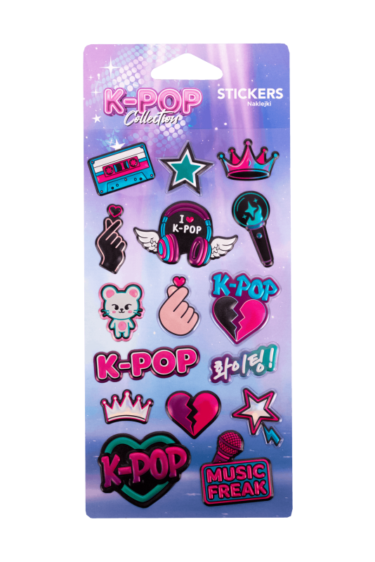NAKLEJKI POP UP - DARK K-POP