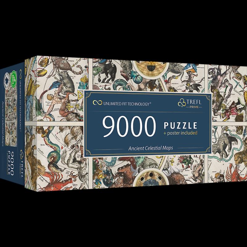 PUZZLE 9000 TREFL NAJWIĘKSZA KOLEKCJA MAPS