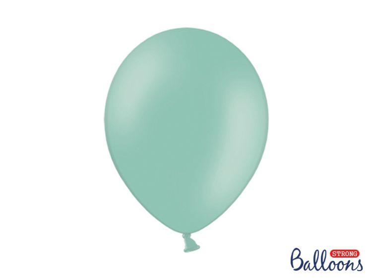 BALONY STRONG PASTELOWE MIĘTOWY ZIELONY 30CM A'50