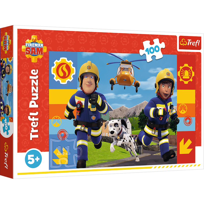 PUZZLE 100 TREFL ZAWSZE POMOCNY STRAŻAK SAM