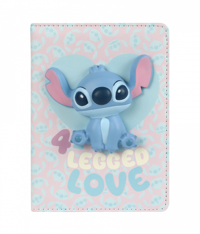 NOTES B6 - SQUISHY 3D - WZÓR 1 - STITCH DISNEY FASHION