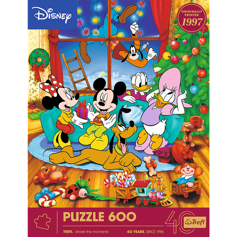 PUZZLE 600 TREFL MYSZKA MIKI I PRZYJACIELE ŚWIĘTA